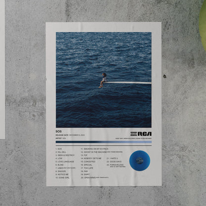 SZA SOS Album Poster