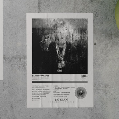 Big Sean DARK SKY PARADISE Album Poster
