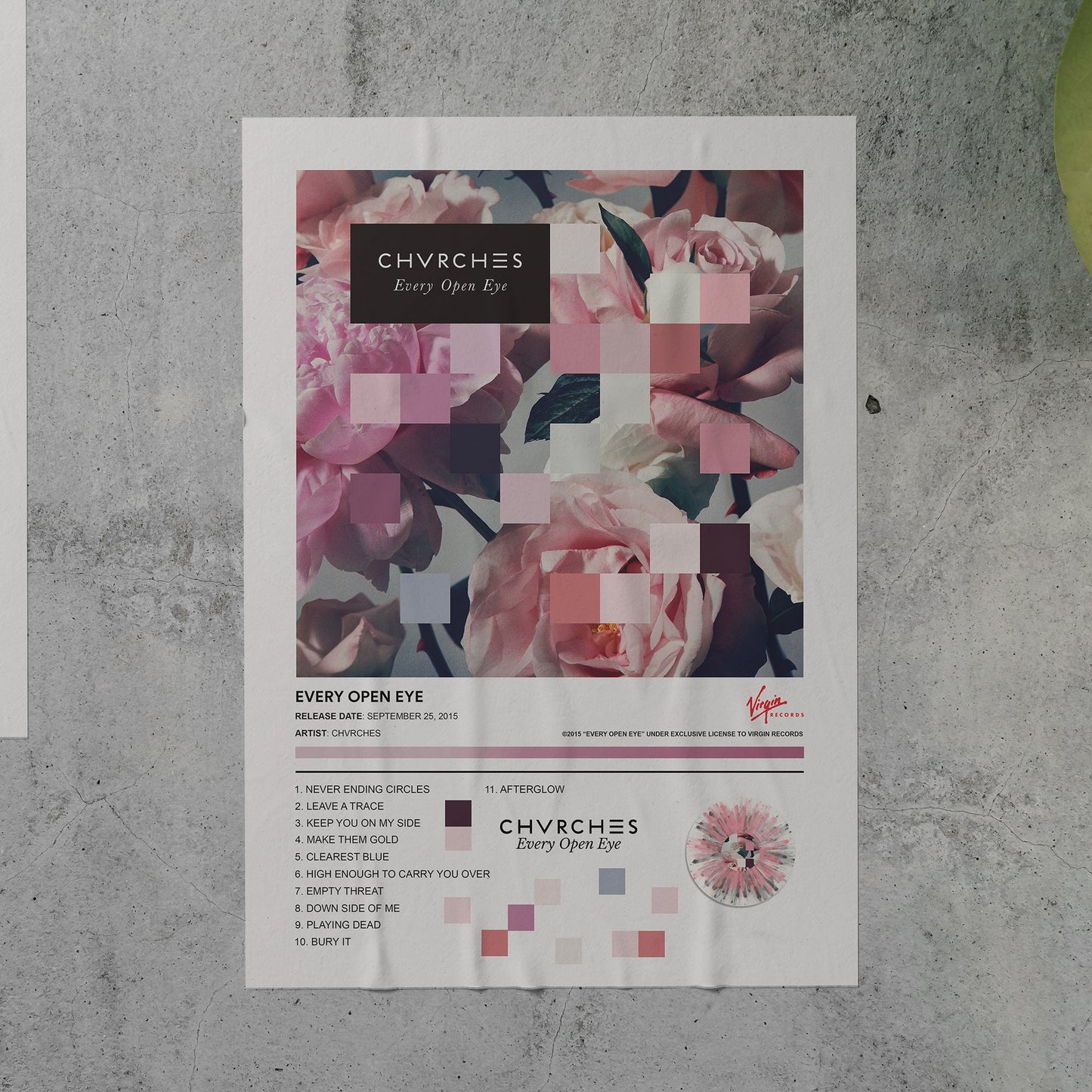 CHVRCHES EVERY OPEN EYE Album Poster