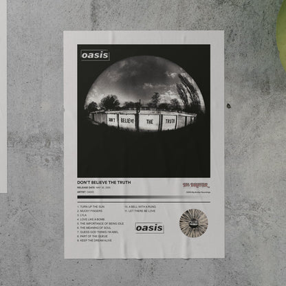 Oasis DON'T BELIEVE THE TRUTH Album Poster