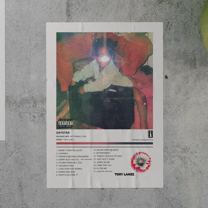 Tory Lanez DAYSTAR Album Poster