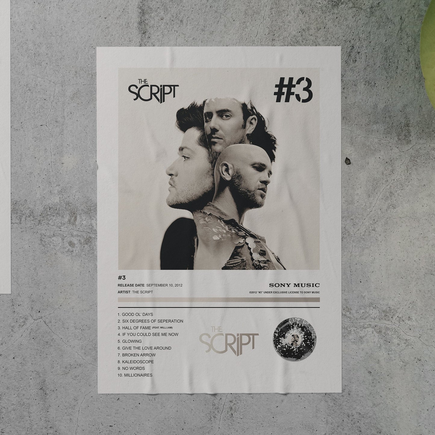 The Script #3 Album Poster