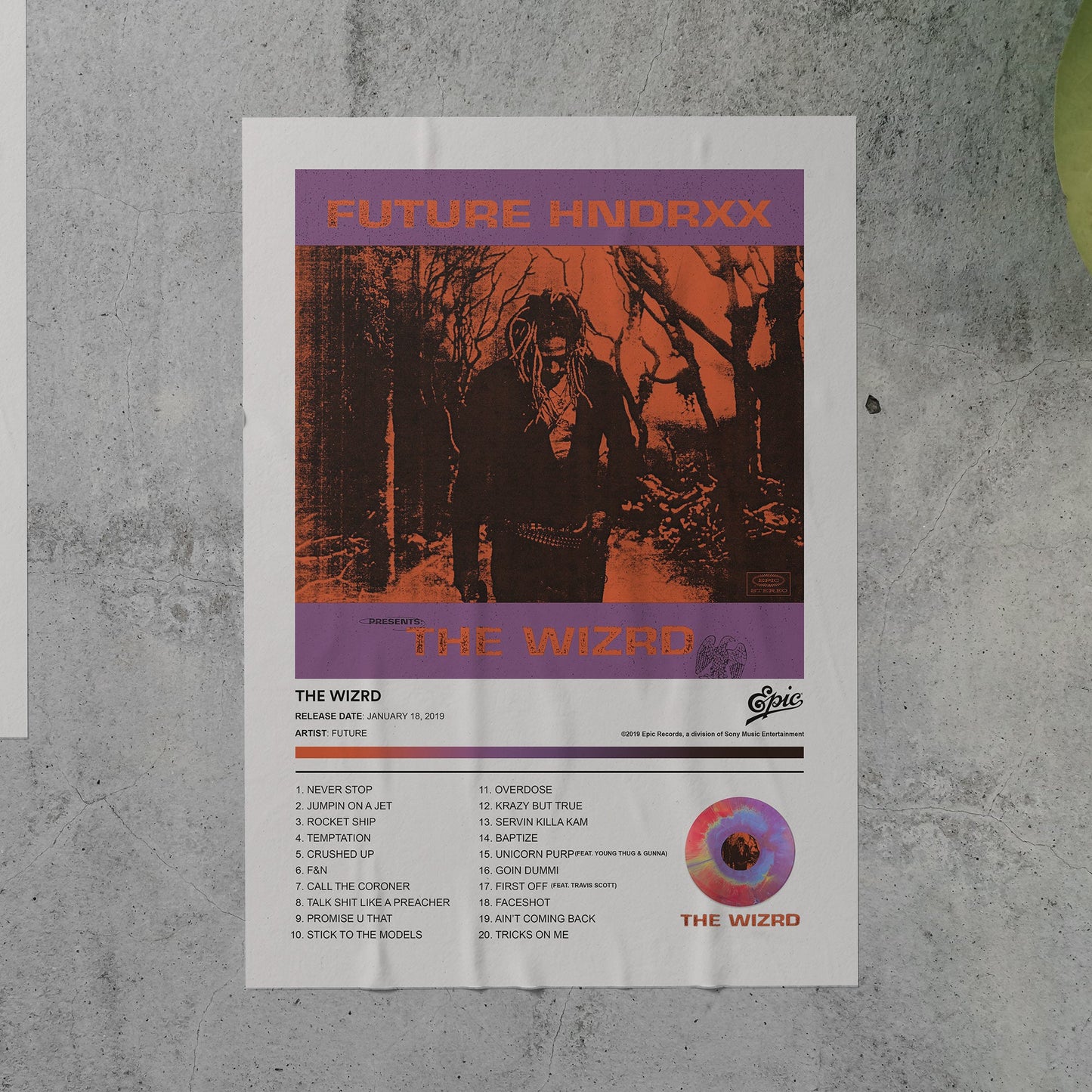 Future THE WIZRD Album Poster