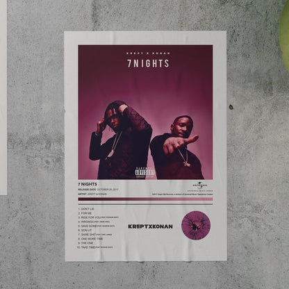 Krept & Konan 7 NIGHTS Album Poster