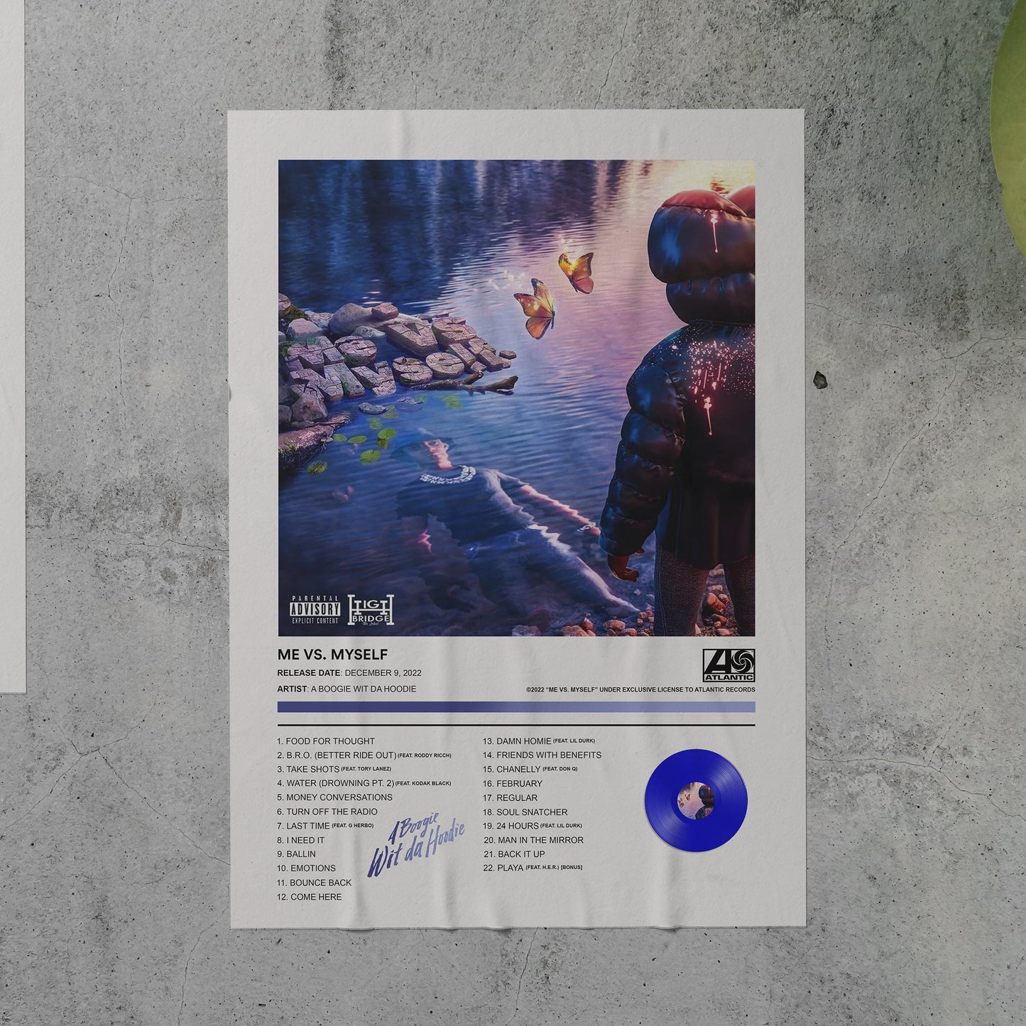 A Boogie Wit Da Hoodie ME VS MYSELF Album Poster