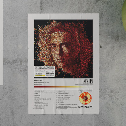 Eminem RELAPSE Album Poster