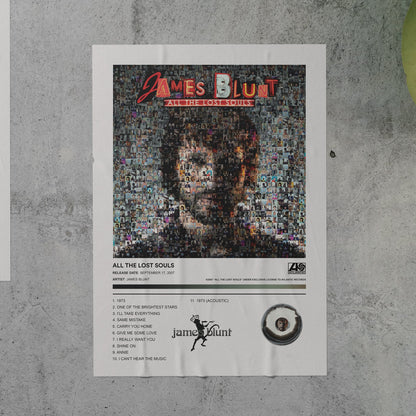 James Blunt ALL THE LOST SOULS Album Poster
