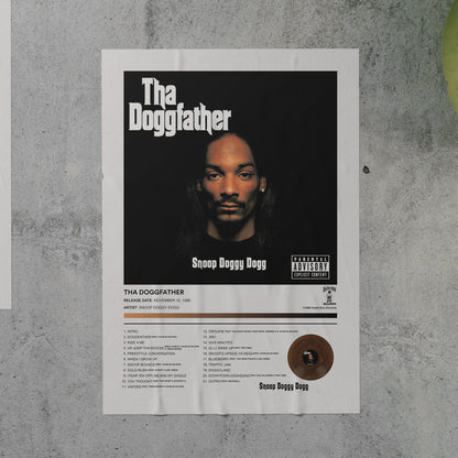 Snoop Dogg THA DOGGFATHER Album Poster