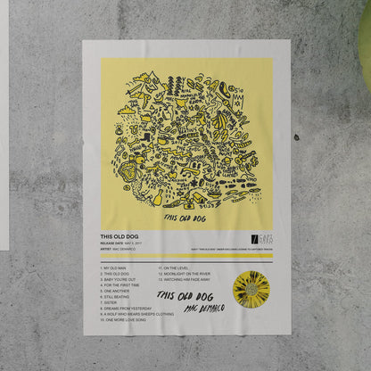 Mac DeMarco THIS OLD DOG Album Poster