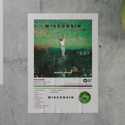 Carlie Hanson WISCONSIN Album Poster