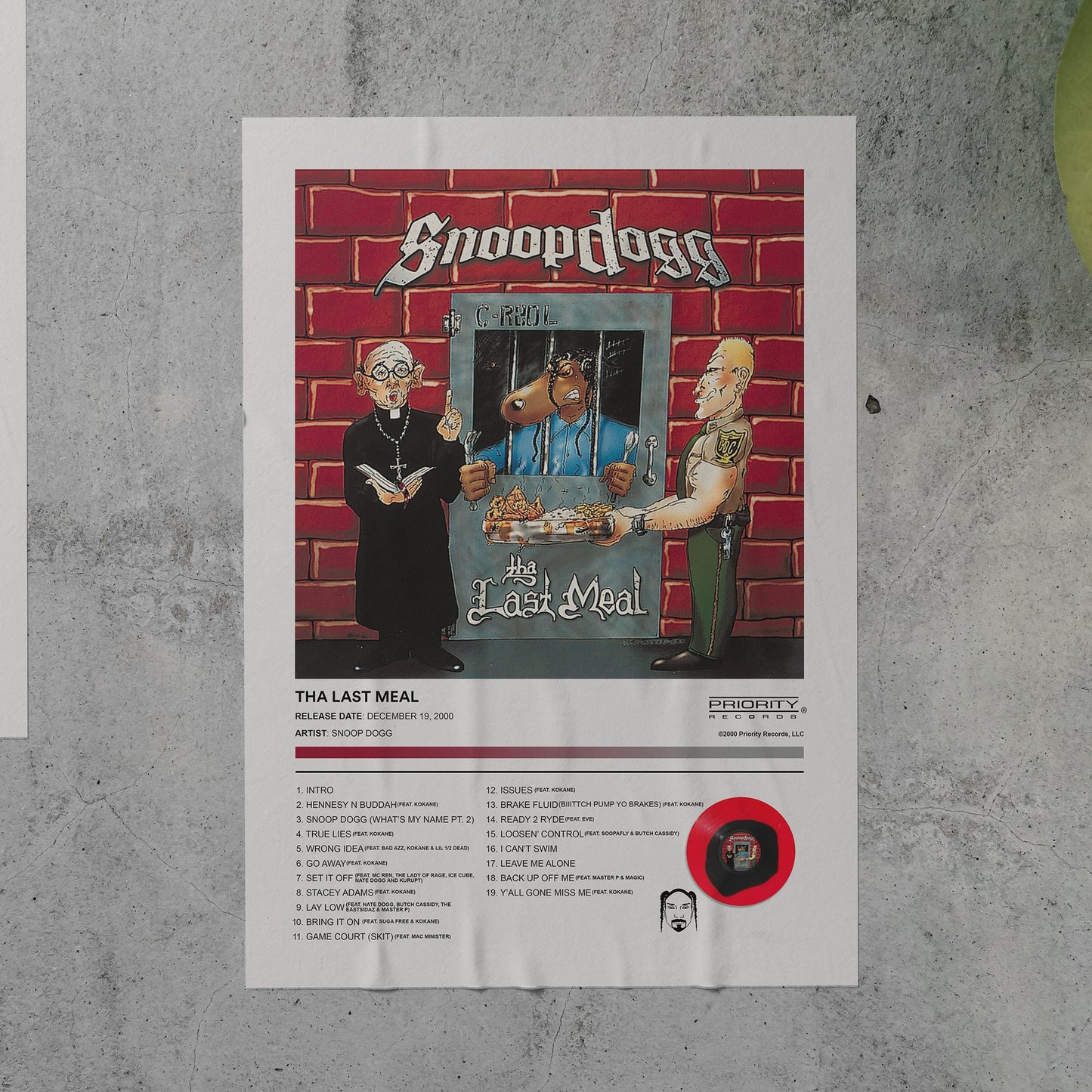 Snoop Dogg THA LAST MEAL Album Poster