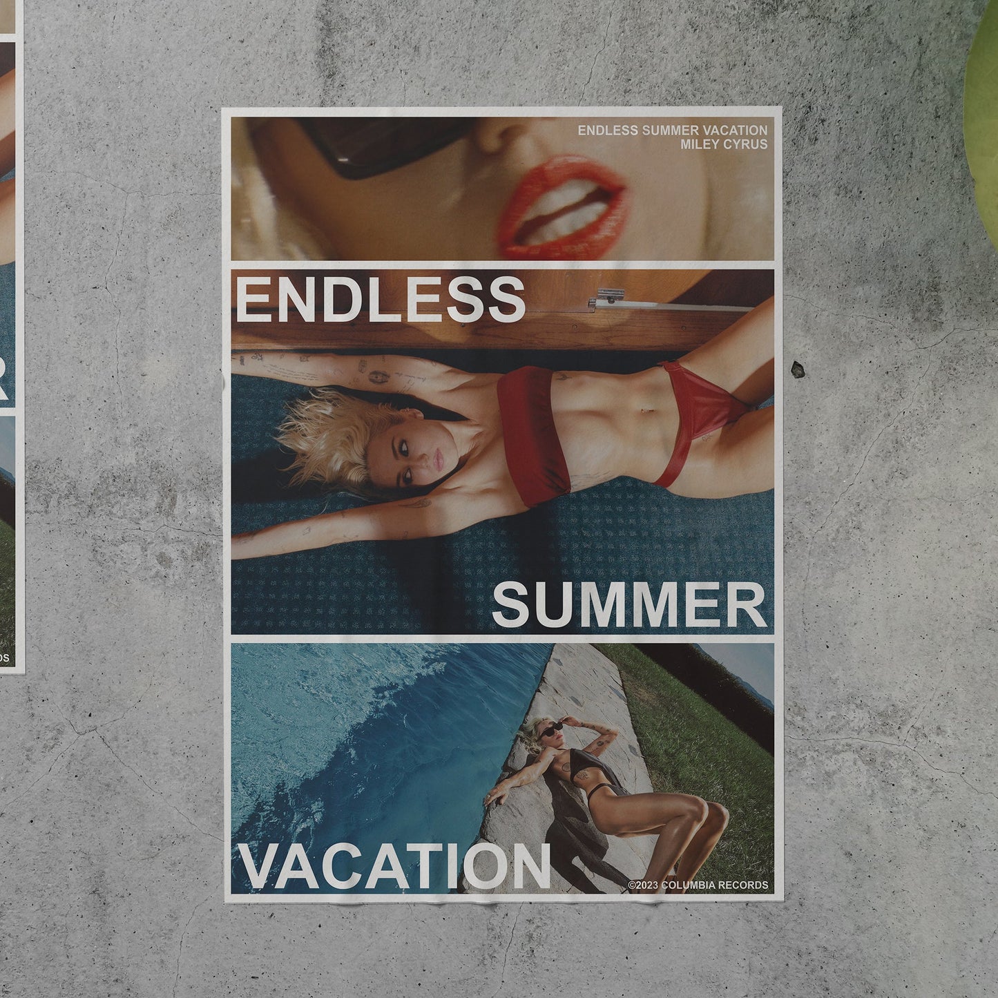 Miley Cyrus ENDLESS SUMMER VACATION Poster