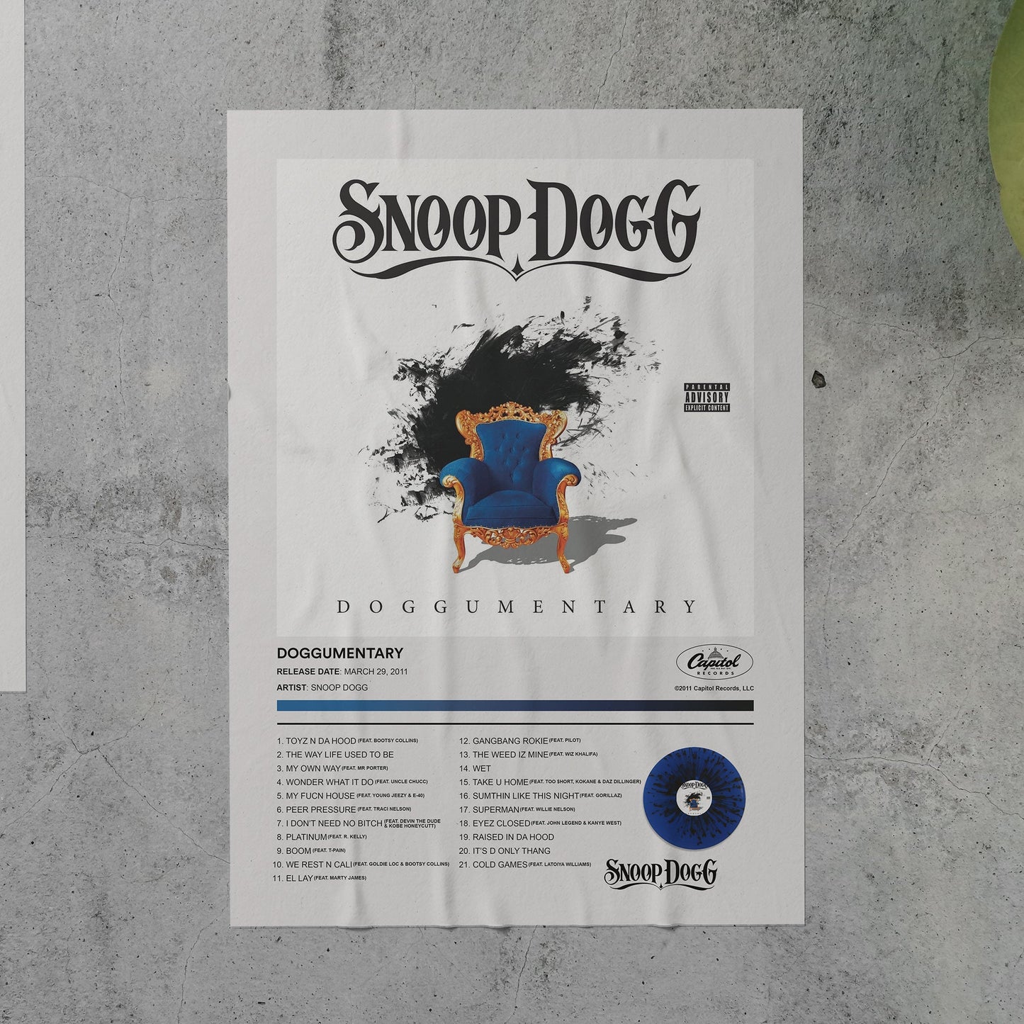Snoop Dogg DOGGUMENTARY Album Poster