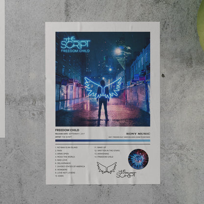 The Script FREEDOM CHILD Album Poster