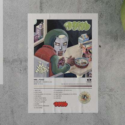 MF DOOM MM...FOOD Album Poster