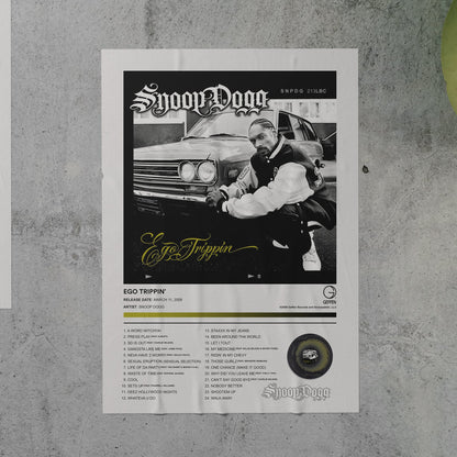 Snoop Dogg EGO TRIPPIN' Album Poster