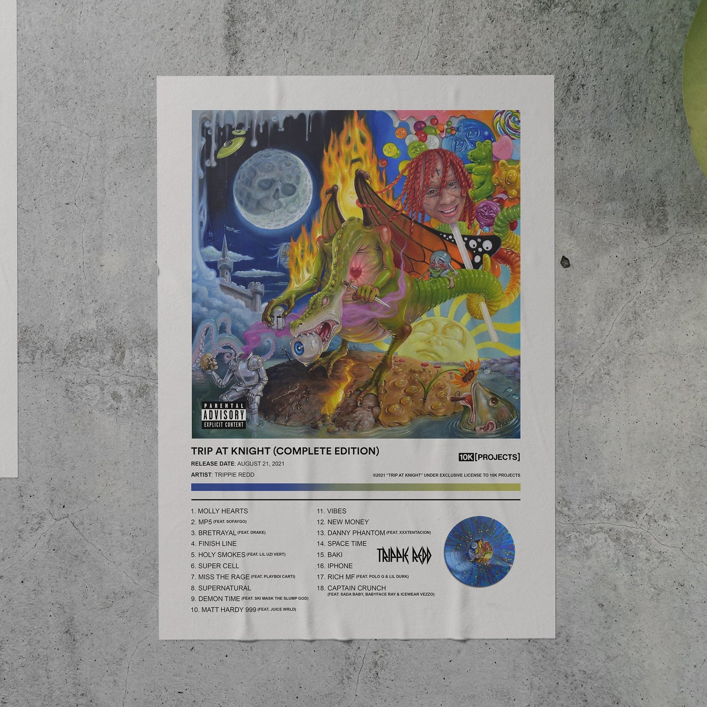 Trippie Redd TRIP AT KNIGHT Album Poster