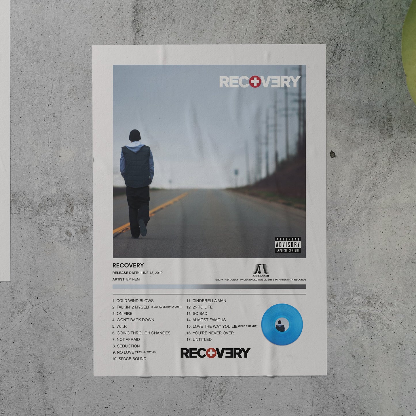 Eminem RECOVERY Album Poster