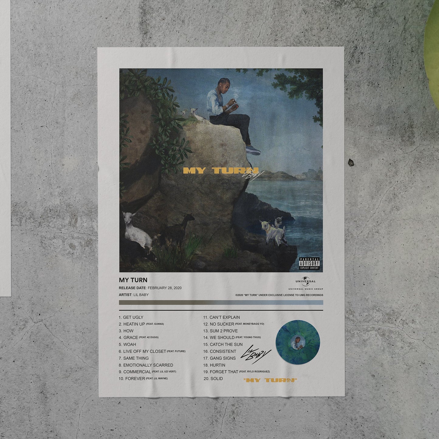 Lil Baby MY TURN Album Poster