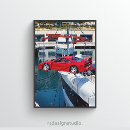 DAVE & Central Cee SPLIT DECISION Poster