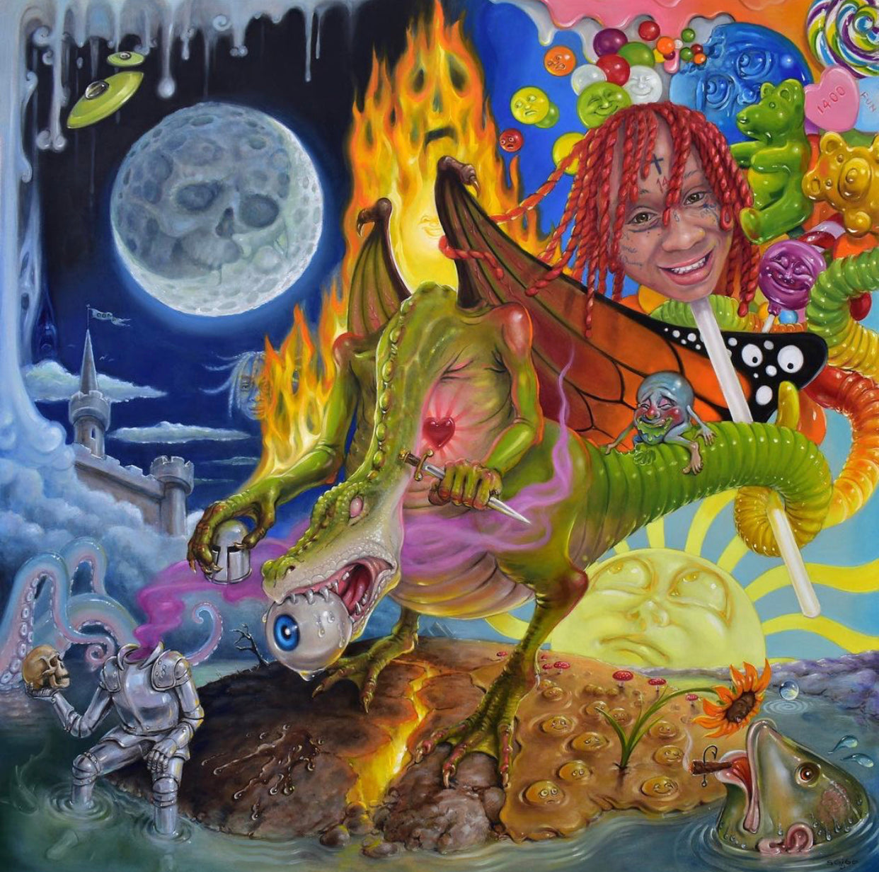 Trippie Redd TRIP AT KNIGHT Album Poster
